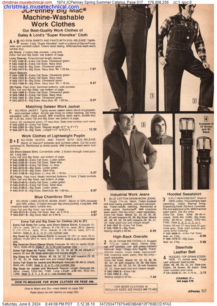 1974 JCPenney Spring Summer Catalog, Page 517