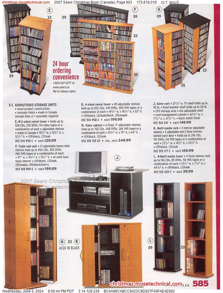 2007 Sears Christmas Book (Canada), Page 603