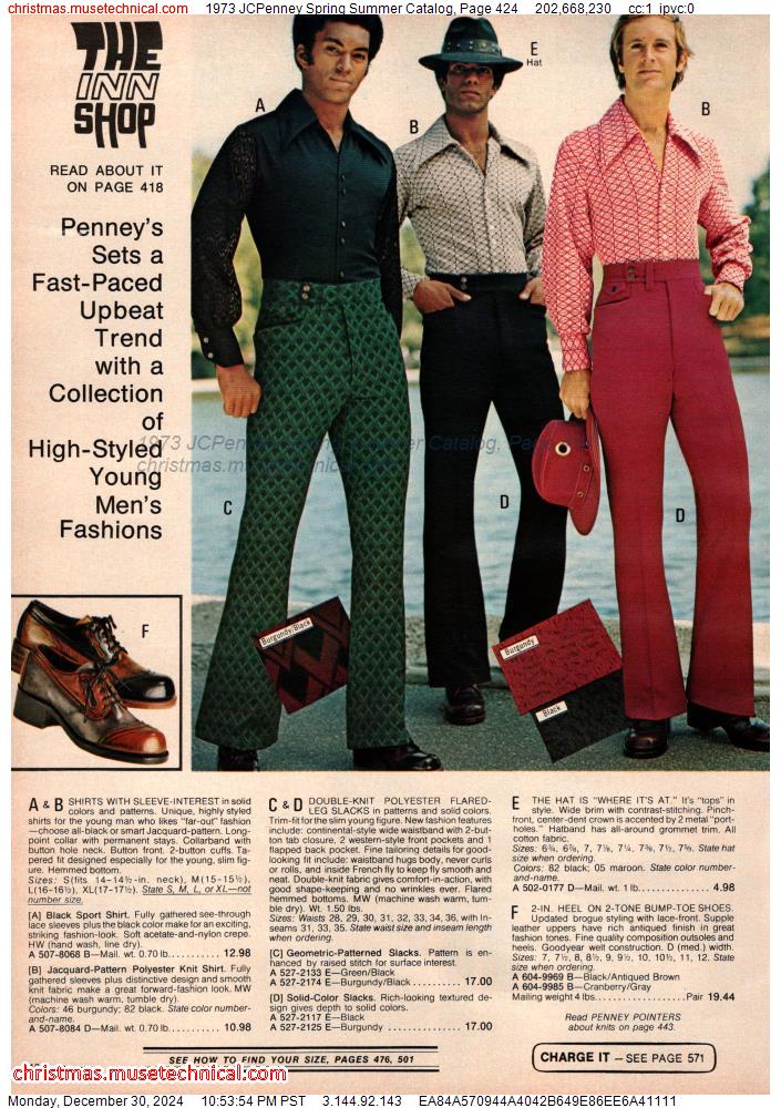 1973 JCPenney Spring Summer Catalog, Page 424