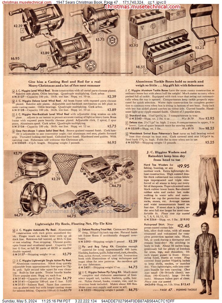 1947 Sears Christmas Book, Page 47