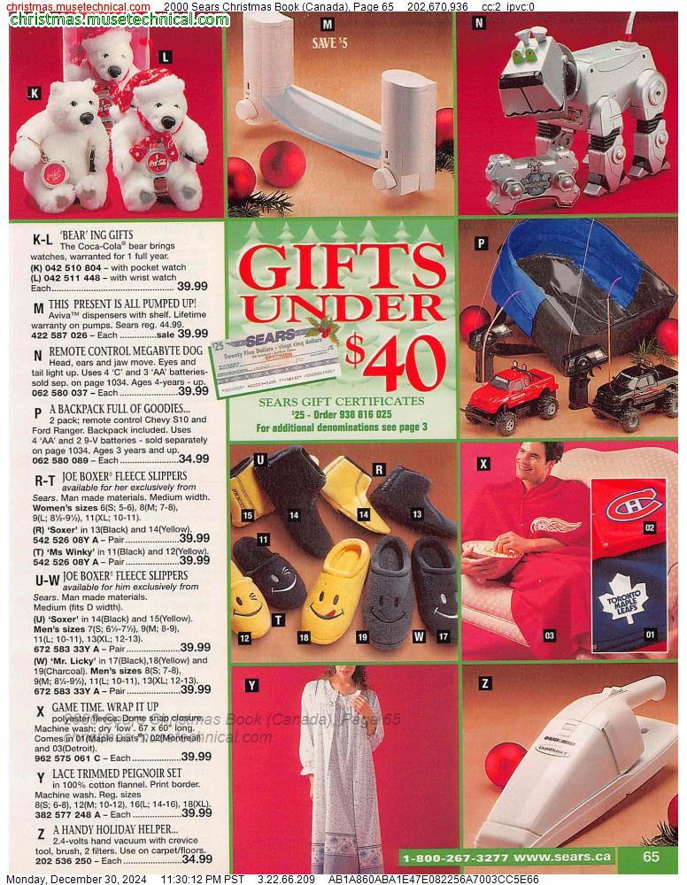 2000 Sears Christmas Book (Canada), Page 65