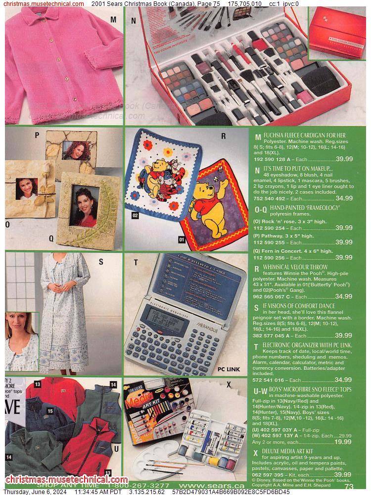 2001 Sears Christmas Book (Canada), Page 75