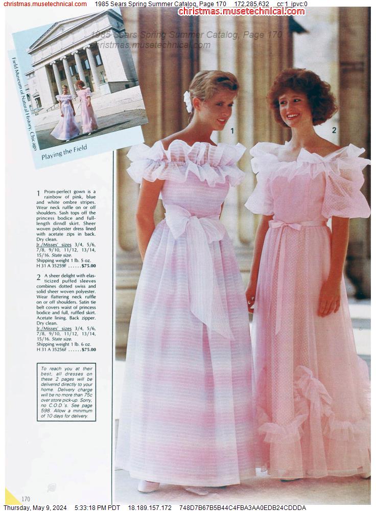 1985 Sears Spring Summer Catalog, Page 170