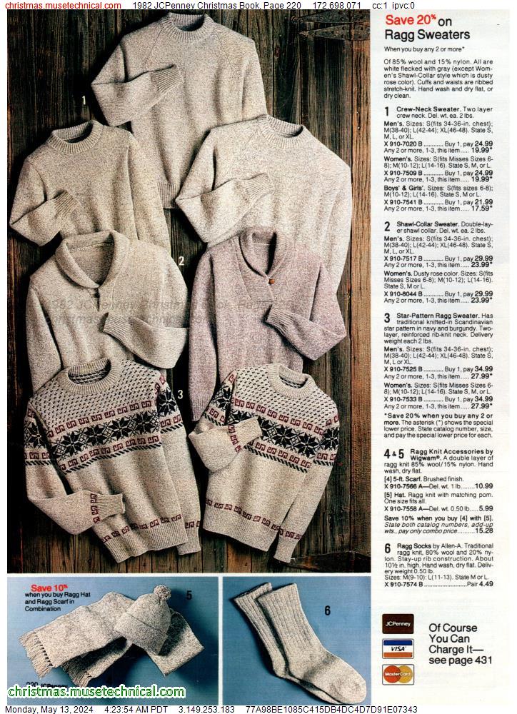 1982 JCPenney Christmas Book, Page 220
