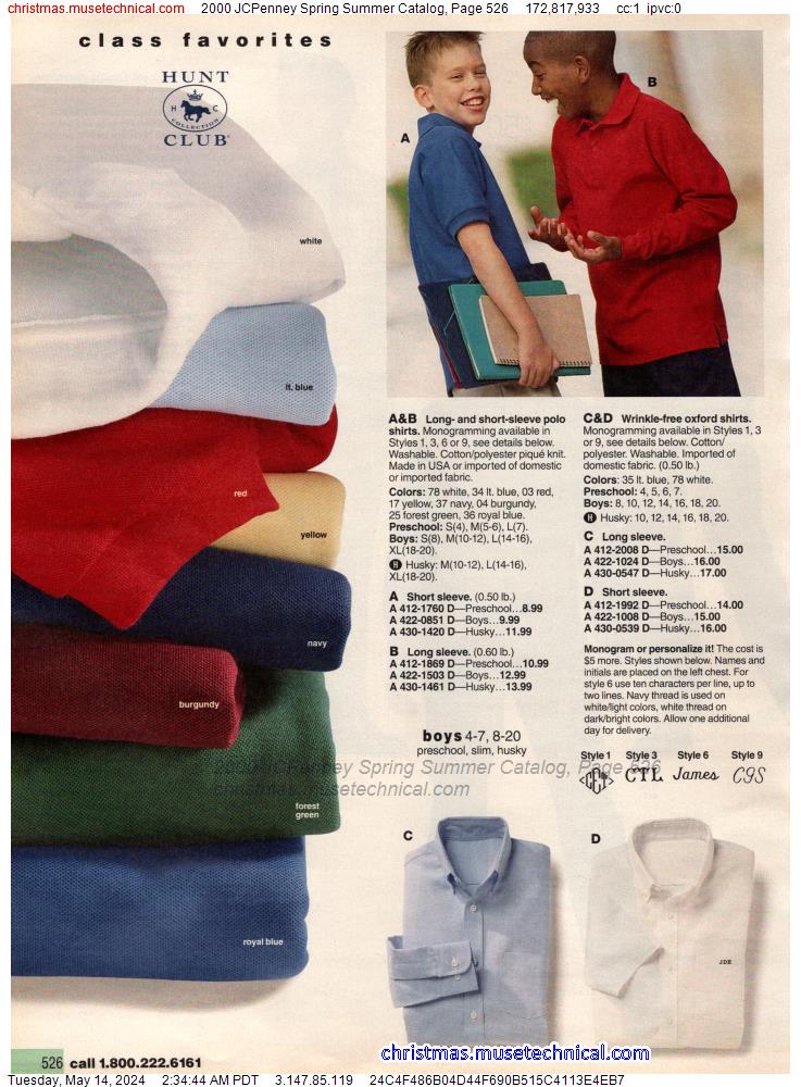 2000 JCPenney Spring Summer Catalog, Page 526