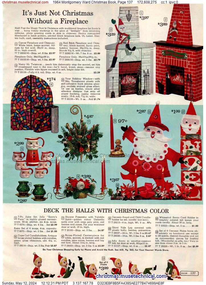 1964 Montgomery Ward Christmas Book, Page 137