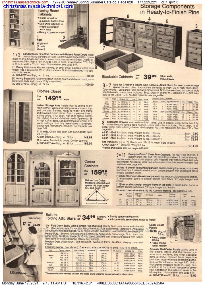 1979 JCPenney Spring Summer Catalog, Page 820