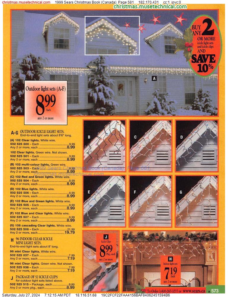 1999 Sears Christmas Book (Canada), Page 581