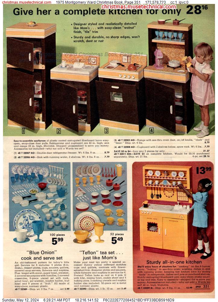 1975 Montgomery Ward Christmas Book, Page 351