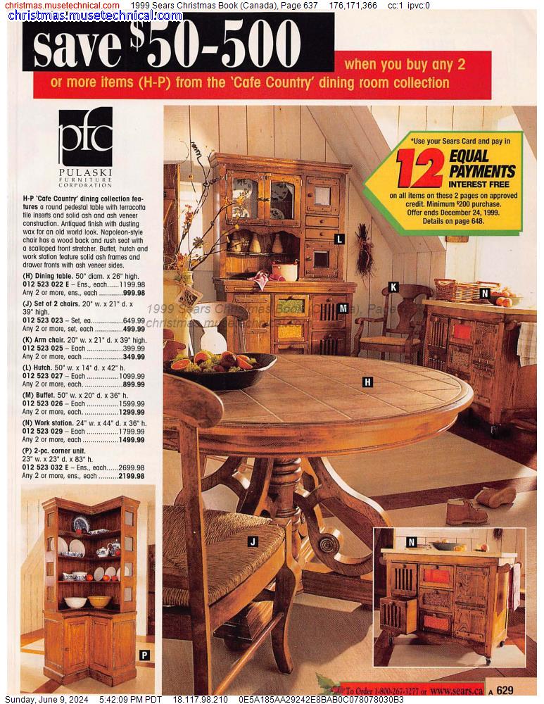 1999 Sears Christmas Book (Canada), Page 637