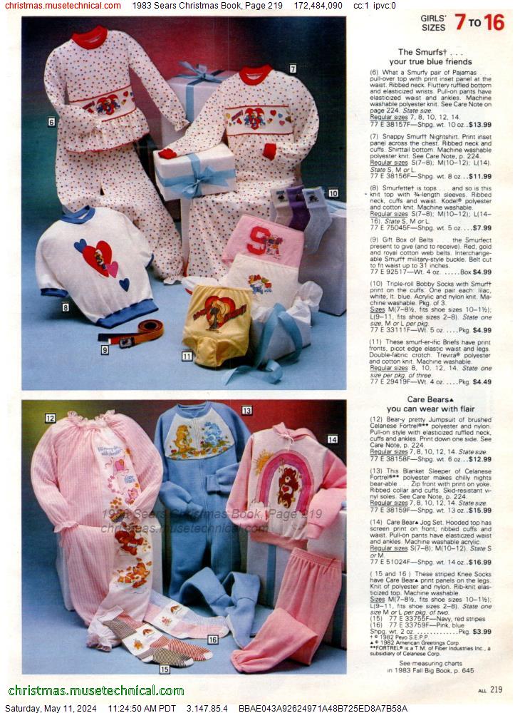 1983 Sears Christmas Book, Page 219