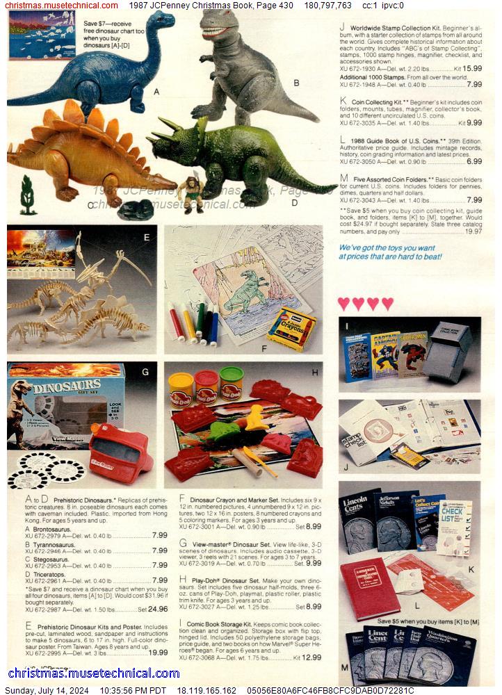 1987 JCPenney Christmas Book, Page 430