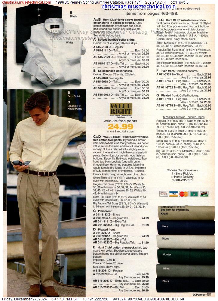 1996 JCPenney Spring Summer Catalog, Page 481