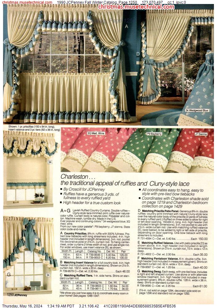 1990 JCPenney Fall Winter Catalog, Page 1250