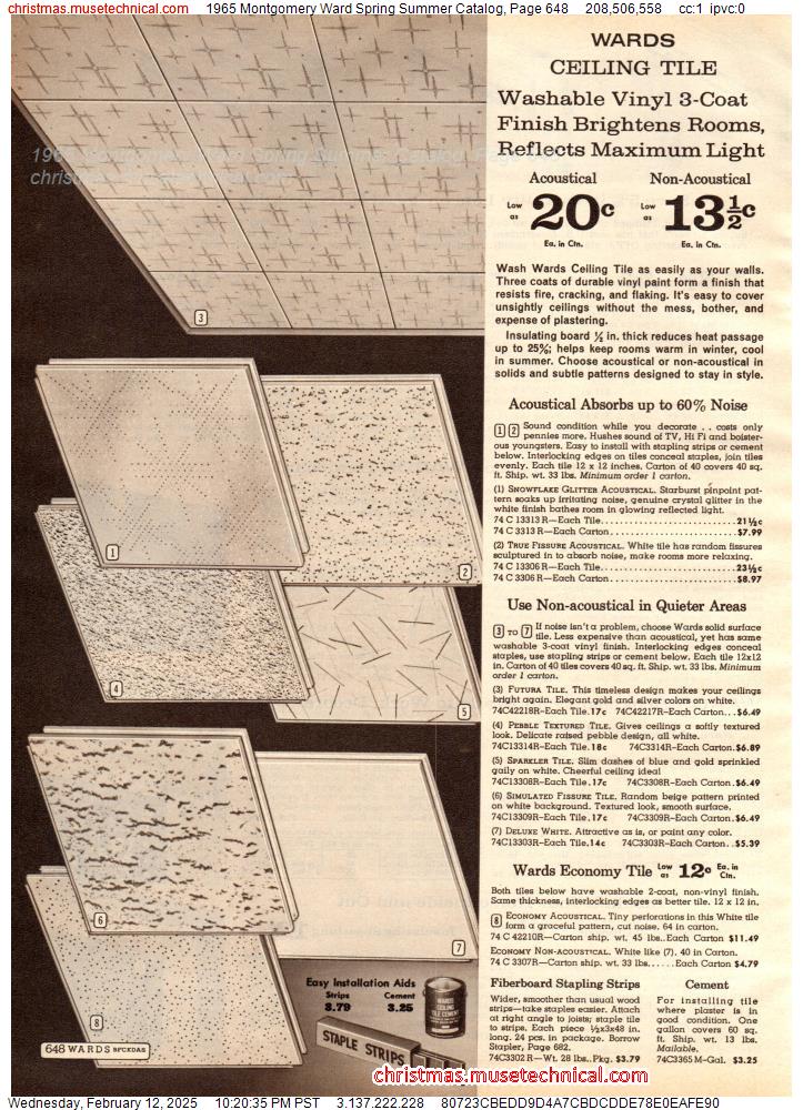 1965 Montgomery Ward Spring Summer Catalog, Page 648