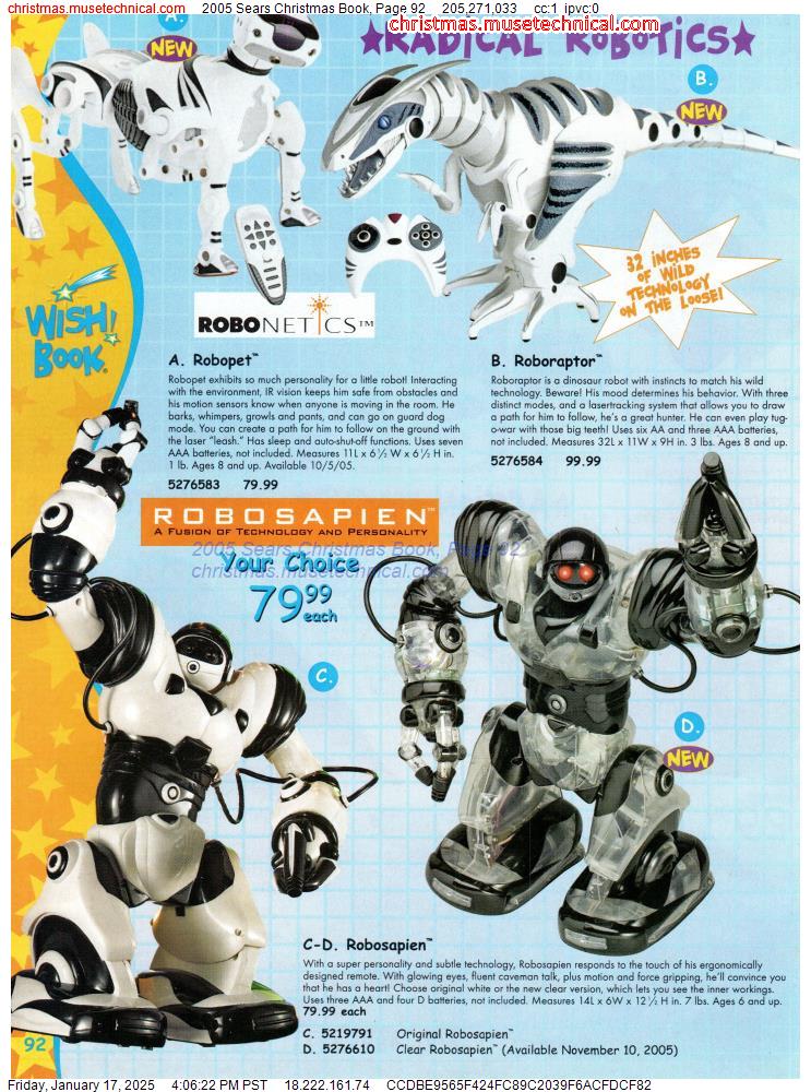 2005 Sears Christmas Book, Page 92