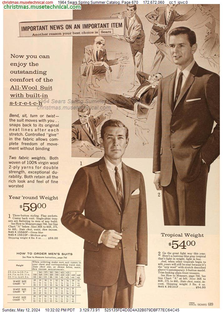 1964 Sears Spring Summer Catalog, Page 670