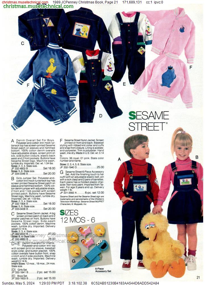 1989 JCPenney Christmas Book, Page 21