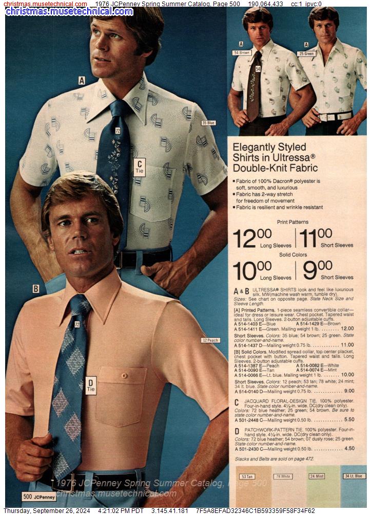 1976 JCPenney Spring Summer Catalog, Page 500