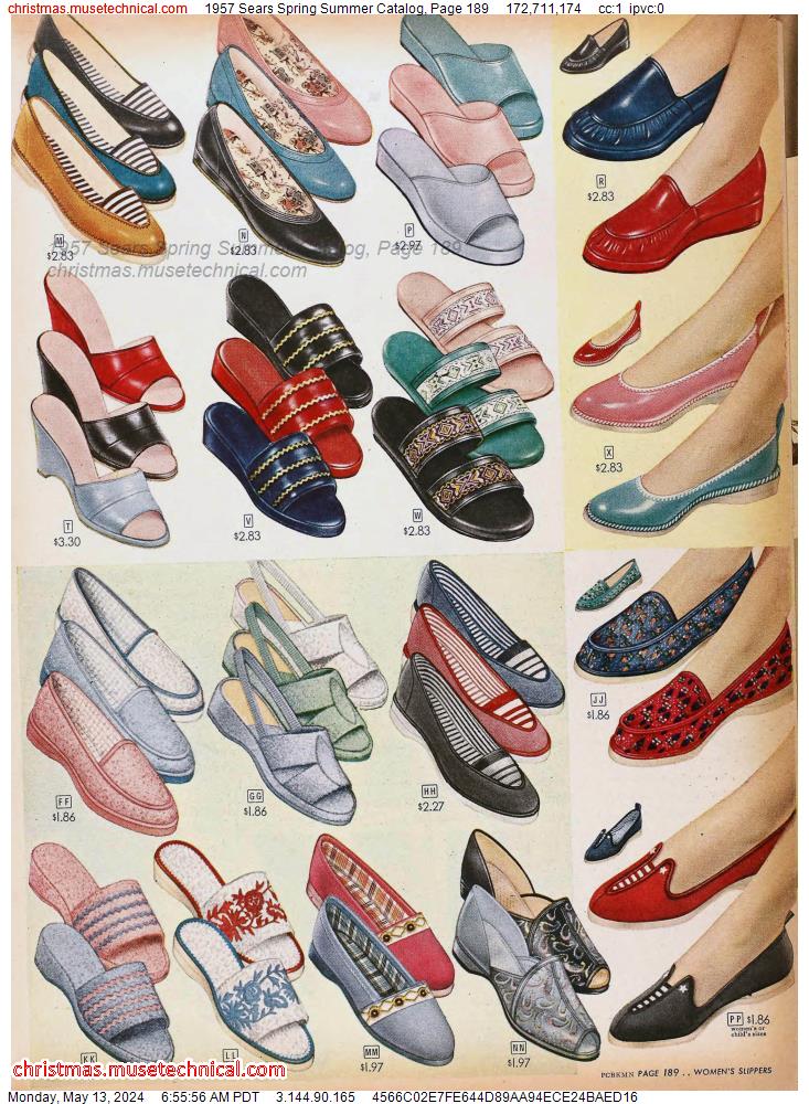 1957 Sears Spring Summer Catalog, Page 189