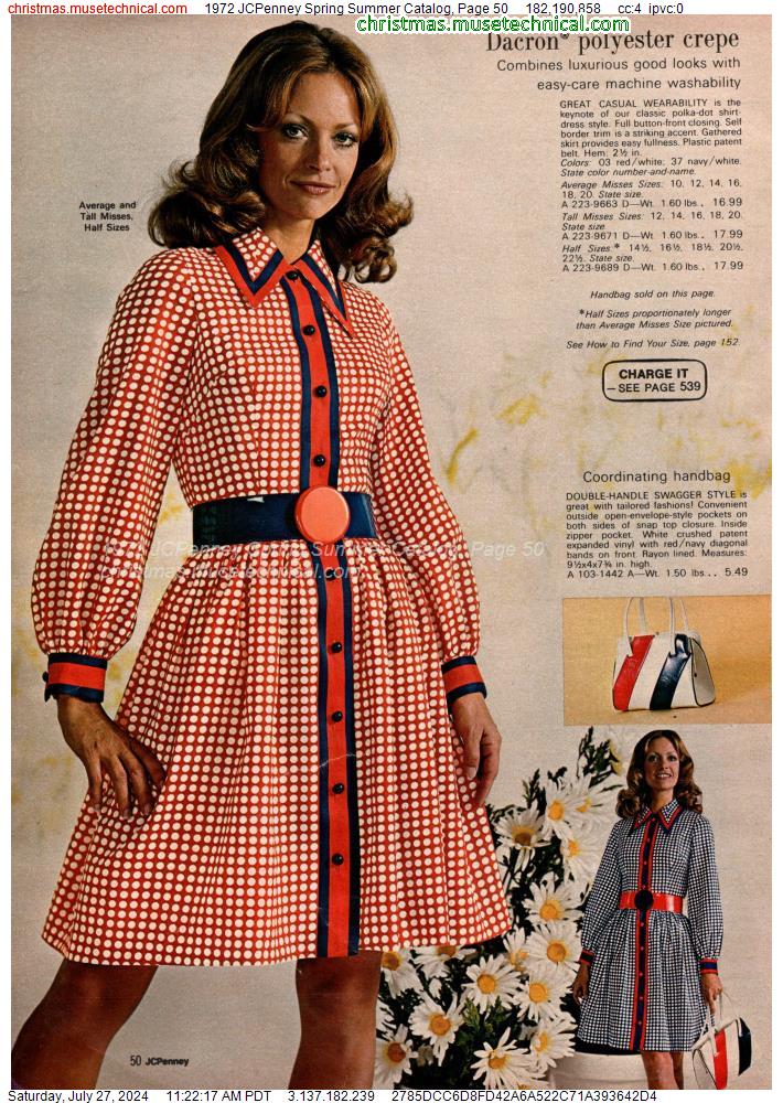 1972 JCPenney Spring Summer Catalog, Page 50