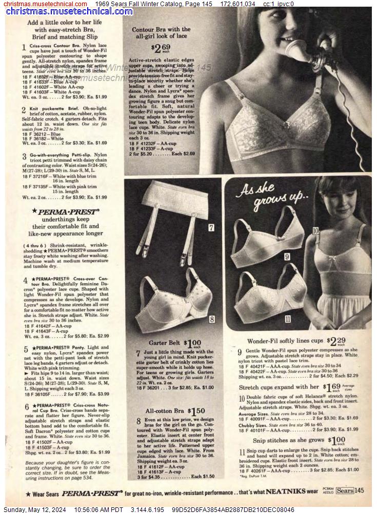1969 Sears Fall Winter Catalog, Page 145