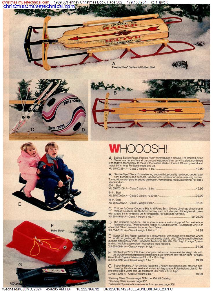 1989 JCPenney Christmas Book, Page 502