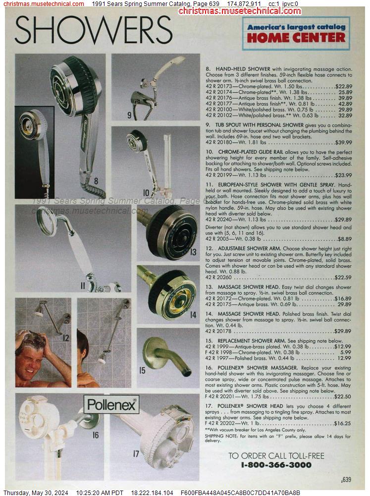 1991 Sears Spring Summer Catalog, Page 639