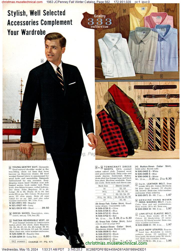 1963 JCPenney Fall Winter Catalog, Page 562