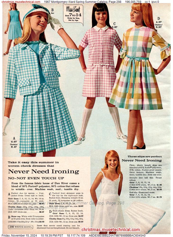 1967 Montgomery Ward Spring Summer Catalog, Page 298