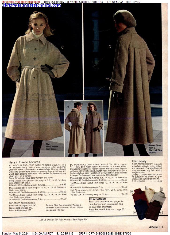 1979 JCPenney Fall Winter Catalog, Page 113