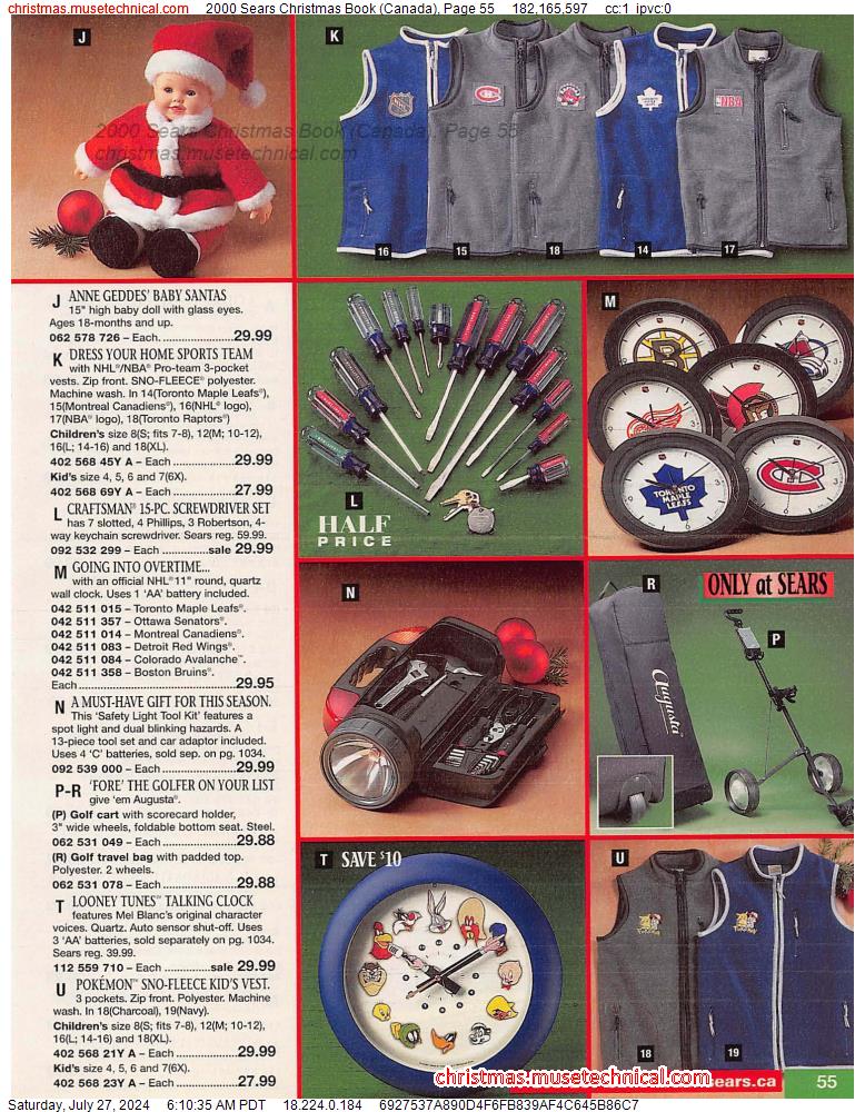 2000 Sears Christmas Book (Canada), Page 55