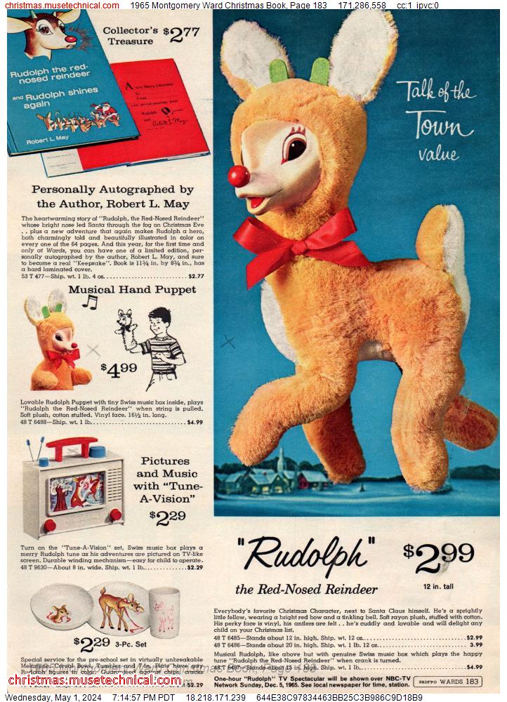 1965 Montgomery Ward Christmas Book, Page 183