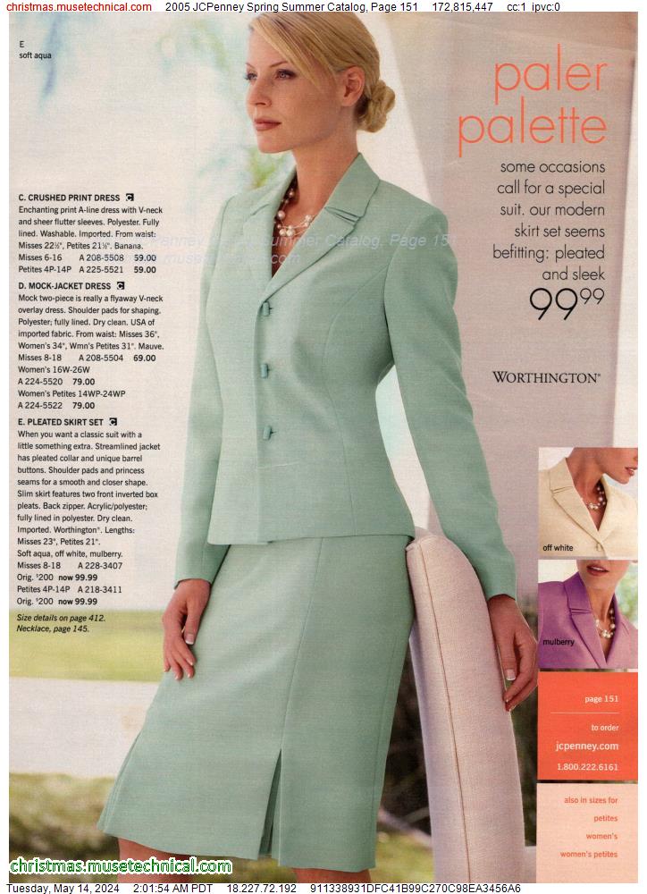 2005 JCPenney Spring Summer Catalog, Page 151