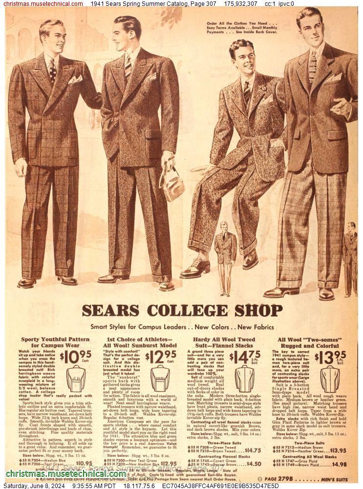 1941 Sears Spring Summer Catalog, Page 307