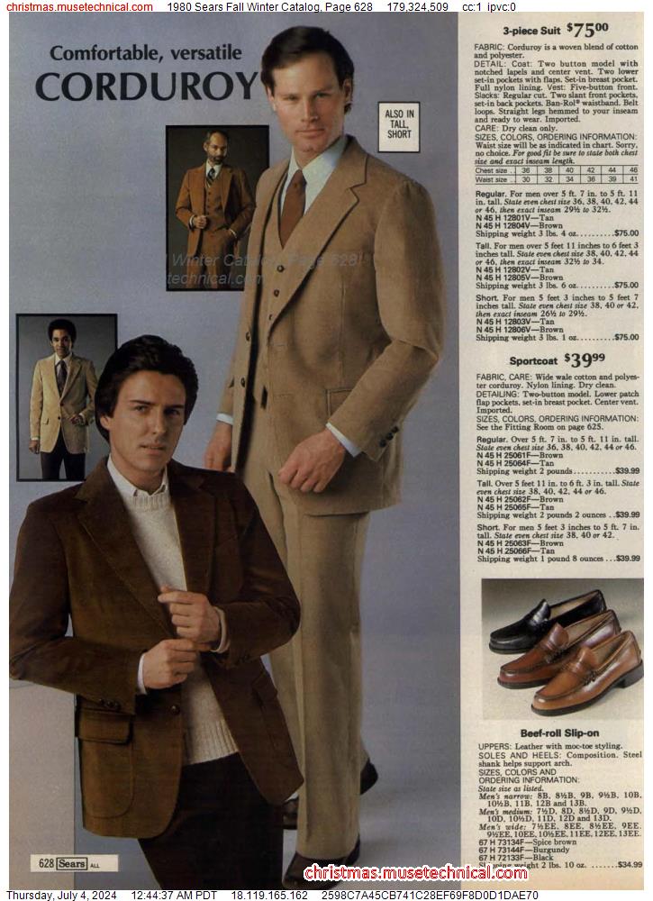 1980 Sears Fall Winter Catalog, Page 628
