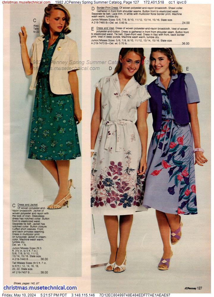 1982 JCPenney Spring Summer Catalog, Page 127