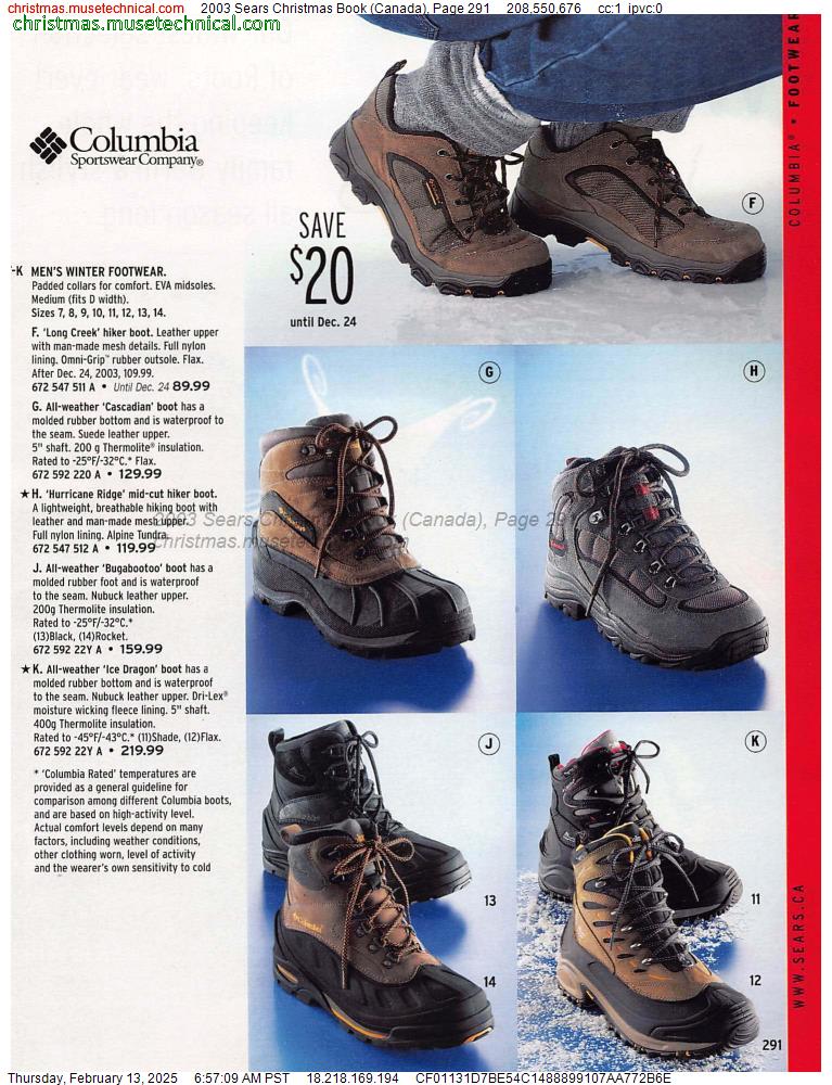 2003 Sears Christmas Book (Canada), Page 291