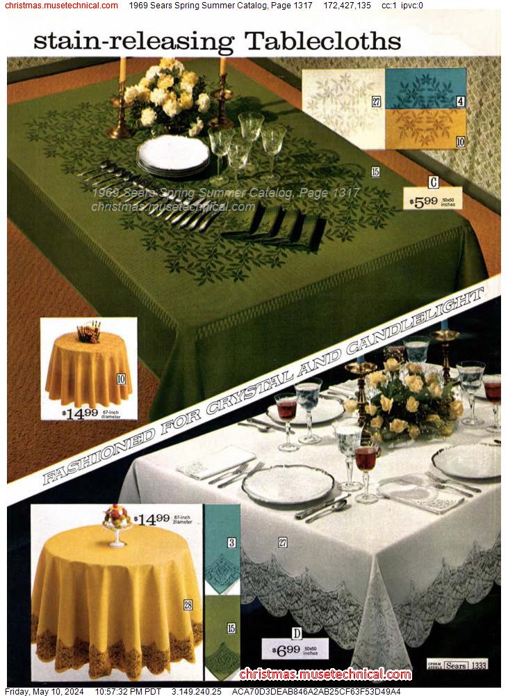 1969 Sears Spring Summer Catalog, Page 1317