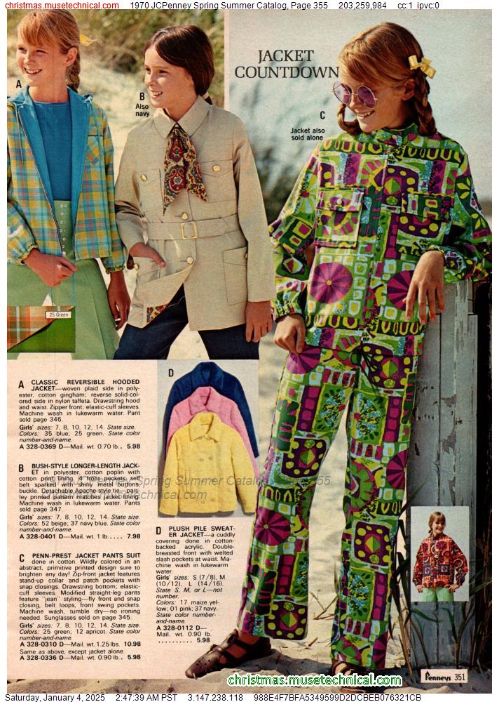 1970 JCPenney Spring Summer Catalog, Page 355