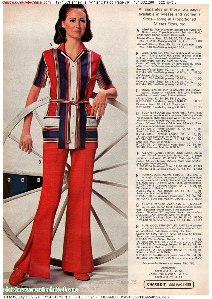 1971 JCPenney Fall Winter Catalog, Page 76