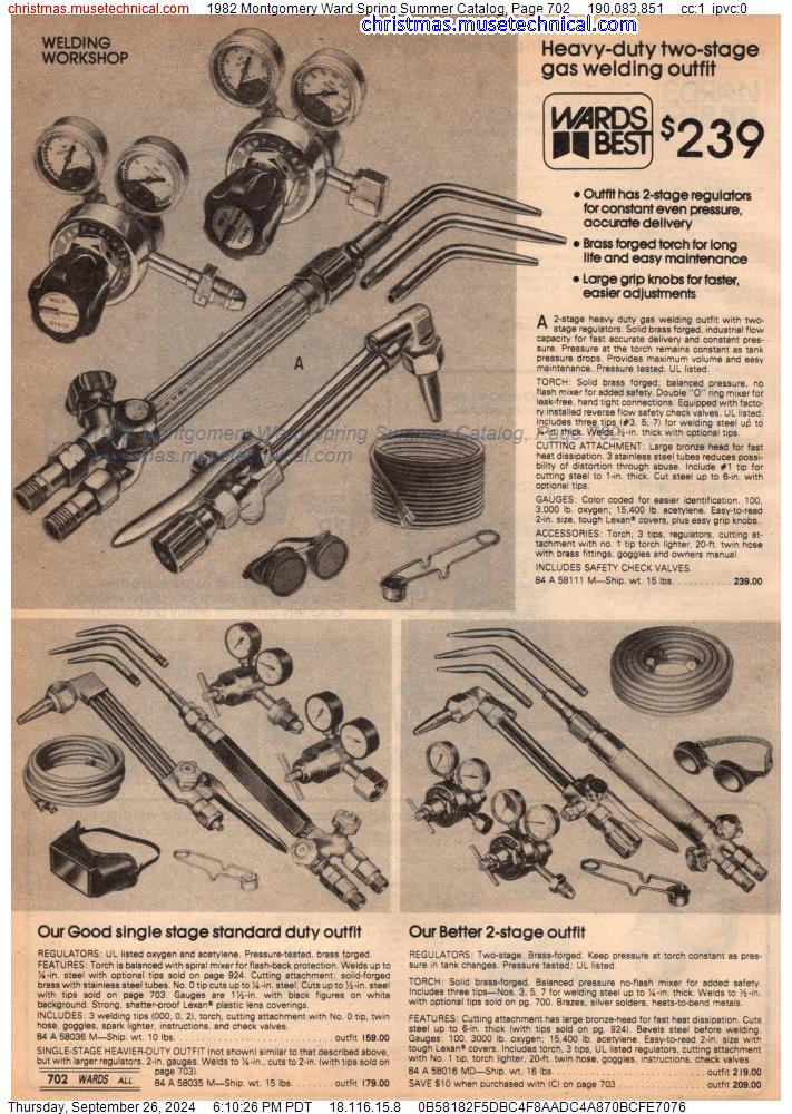 1982 Montgomery Ward Spring Summer Catalog, Page 702