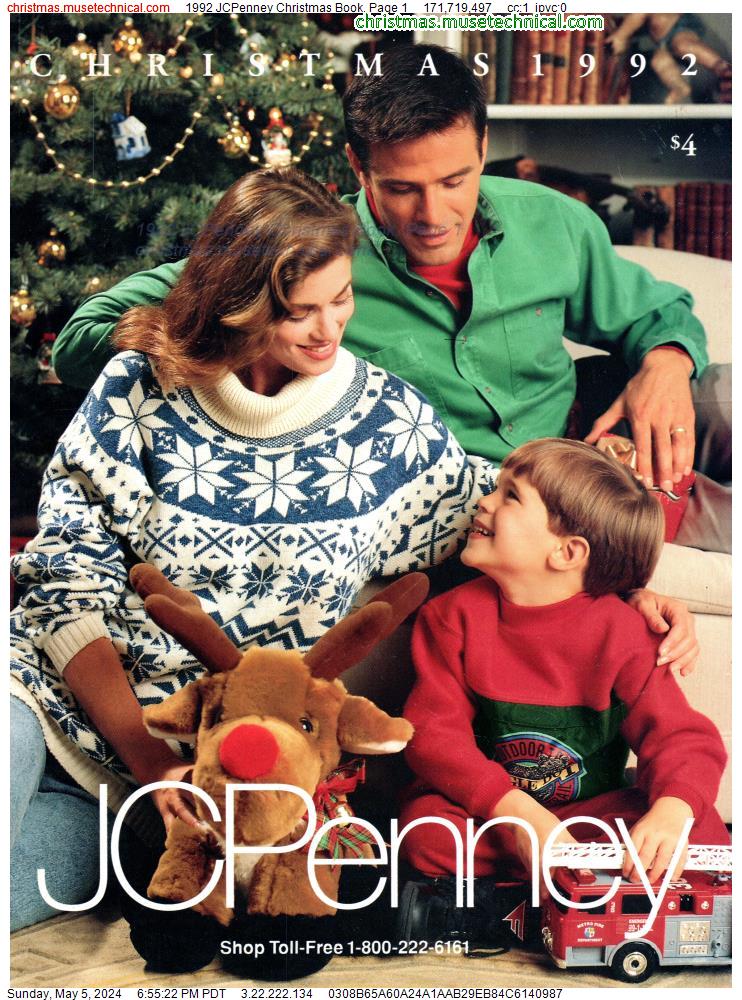 1992 JCPenney Christmas Book, Page 1