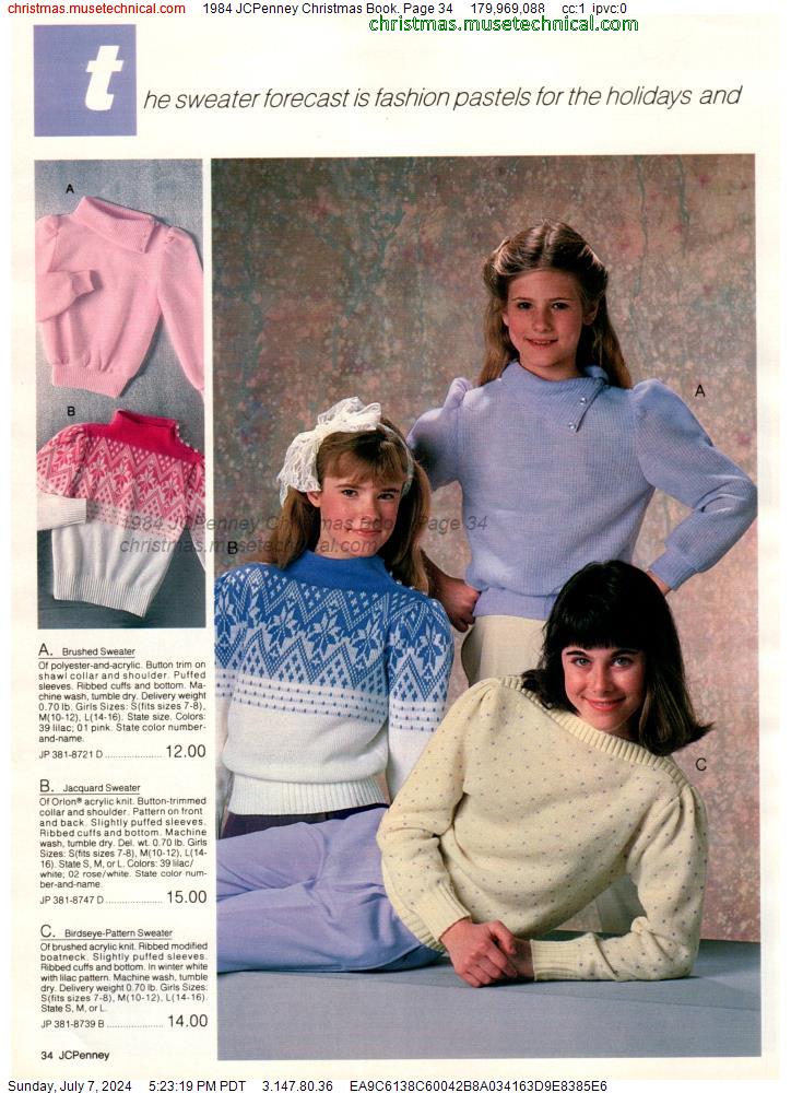 1984 JCPenney Christmas Book, Page 34