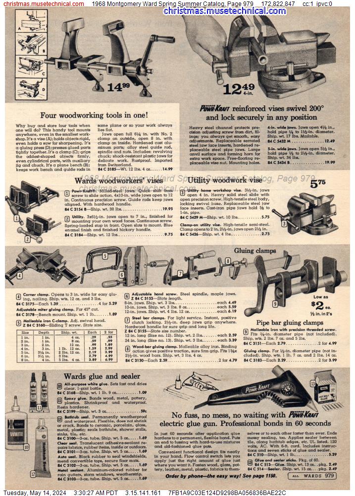 1968 Montgomery Ward Spring Summer Catalog, Page 979