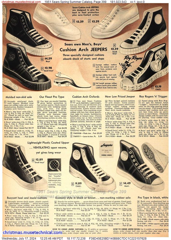 1951 Sears Spring Summer Catalog, Page 399
