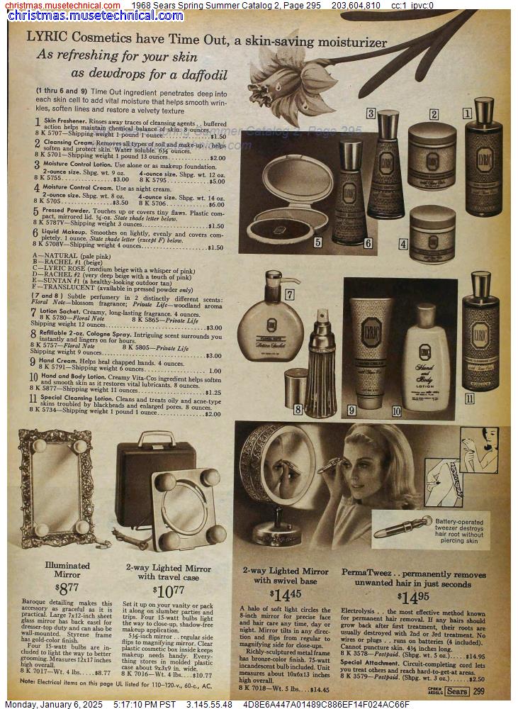 1968 Sears Spring Summer Catalog 2, Page 295