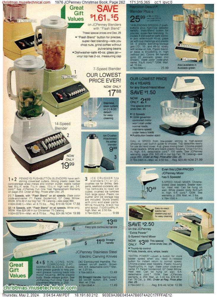 1976 JCPenney Christmas Book, Page 262