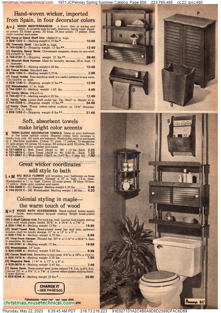 1971 JCPenney Spring Summer Catalog, Page 859