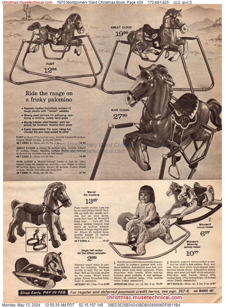 1970 Montgomery Ward Christmas Book, Page 439